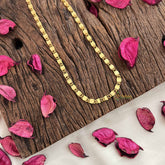 Vriksham Gold Plated Spiral Link Daily Wear Chain-G20041